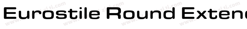 Eurostile Round Extended字体转换
